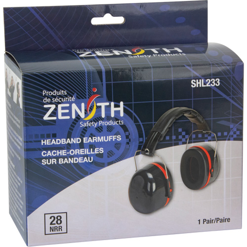 Cache-oreilles passifs, Bandeau, 28 NRR dB Maritime Industrial Rubber
