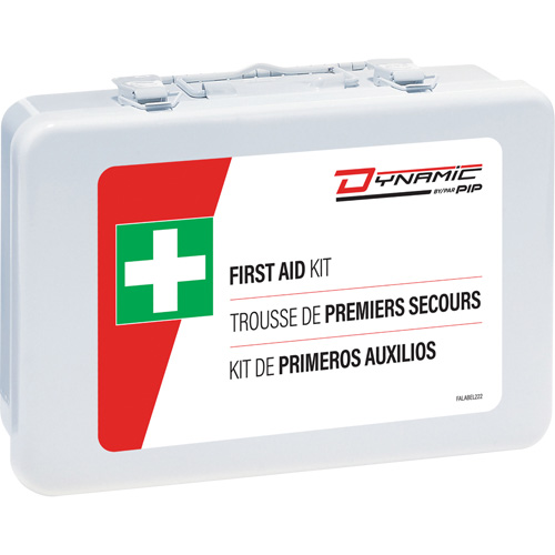 Trousse de premiers soins Dynamic, R&eacute;pond ou surpasse la norme CSA Z1220-24 type 2 environnements &agrave; faible risque, Petit (2-25 travailleurs) Maritime Industrial Rubber