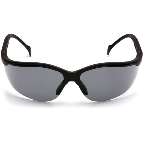 Lunettes de s&eacute;curit&eacute; &agrave; demi-monture Venture II, Lentille Gris, Antibu&eacute;e/Anti-&eacute;gratignures/Antistatique, ANSI Z87+/R&eacute;pond ou surpasse la norme CSA Z94.3 Maritime Industrial Rubber