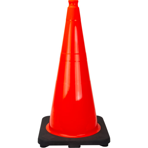 Premium Traffic Cone, 28", Orange Maritime Industrial Rubber