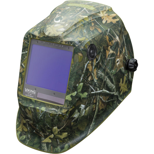 Masque de soudage VIKING 3350 White Tail Camo, 3,74" lo x 3,34" la Champ de vision, Teinte 5 - 13 Maritime Industrial Rubber