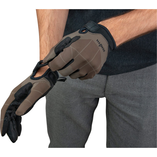 Flexible Utility Gloves, Synthetic Palm, Size Large Maritime Industrial Rubber