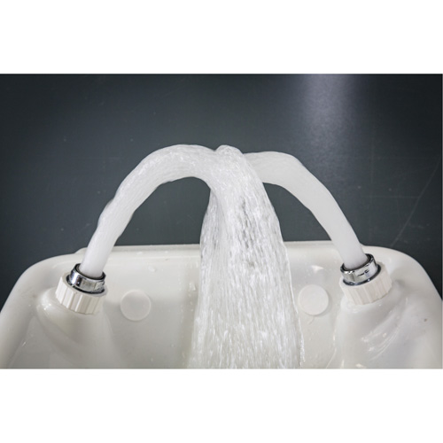 Eye/Face Wash, Wall-Mount Installation, Plastic Bowl Maritime Industrial Rubber