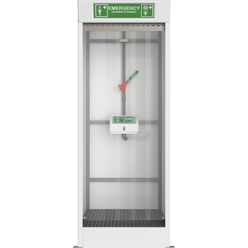 Cabine de douche d'urgence et douche oculaire/faciale couvert Maritime Industrial Rubber