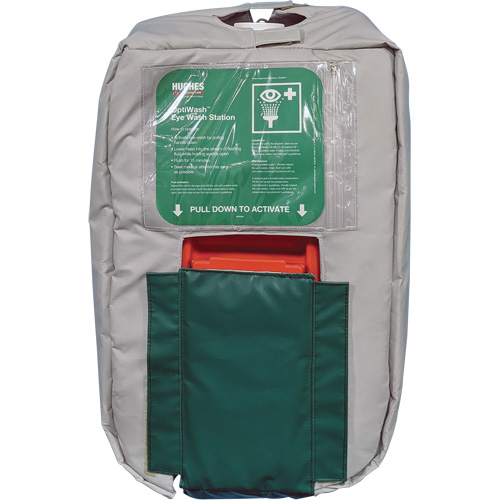Enveloppe isol&eacute;e pour douche oculaire de 10 gallons aliment&eacute;e par gravit&eacute; Maritime Industrial Rubber
