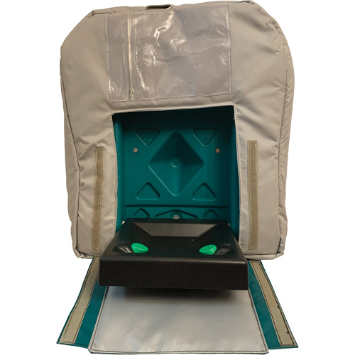Enveloppe isol&eacute;e pour douche oculaire de 16 gallons aliment&eacute;e par gravit&eacute; Maritime Industrial Rubber