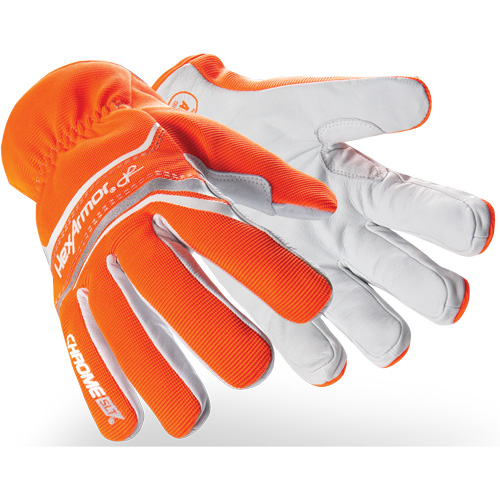 Chrome SLT&reg; 4075 Cut-Resistant Gloves, Size Small/7, Goatskin/HPPE Shell, ASTM ANSI Level A6/EN 388 Level E Maritime Industrial Rubber