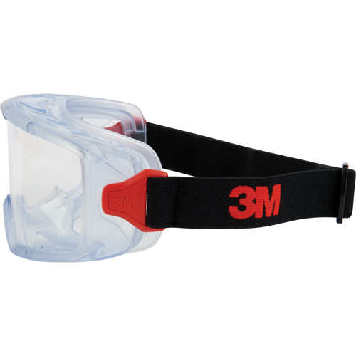 GoggleGear 3000 Series Protective Goggles, Clear Lens, Anti-Fog/Anti-Scratch, Indirect Vent Maritime Industrial Rubber