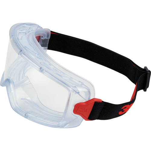 GoggleGear 3000 Series Protective Goggles, Clear Lens, Anti-Fog/Anti-Scratch, Indirect Vent Maritime Industrial Rubber