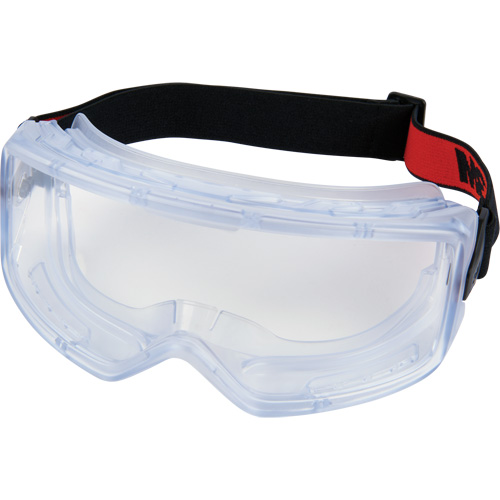 GoggleGear 3000 Series Protective Goggle, Clear Lens, Anti-Fog, Indirect Vent Maritime Industrial Rubber