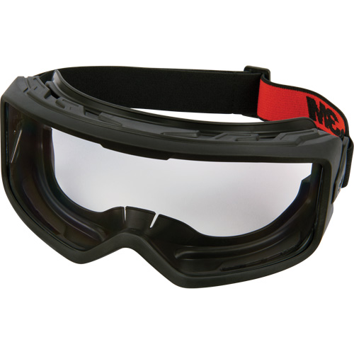 GoggleGear 3000 Series Protective Goggle, Clear Lens, Anti-Fog, Indirect Vent Maritime Industrial Rubber