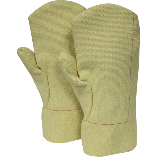 NSA  Thermobest Extreme Heat Lined Mitten, Aramid/Fibreglass/Nomex&reg;, Protects Up To 1000° F (537.8° C) Maritime Industrial Rubber
