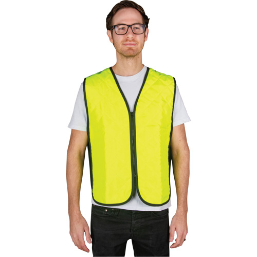 Veste refroidissante &agrave; &eacute;vaporation, Moyen, Jaune lime haute visibilit&eacute; Maritime Industrial Rubber
