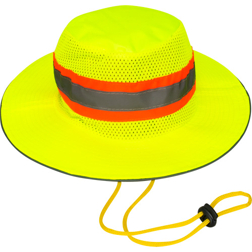 Evaporative Cooling Ranger Hat, Hi-Vis Lime Maritime Industrial Rubber