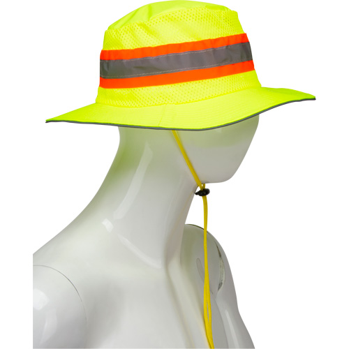Evaporative Cooling Ranger Hat, Hi-Vis Lime Maritime Industrial Rubber