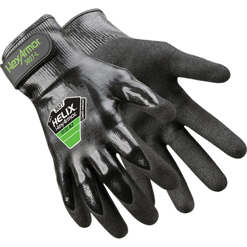 Helix&reg; 3027 Gloves, Size 6/X-Small, 21 Gauge, Nitrile Coated, HPPE Shell, ASTM ANSI Level A7 Maritime Industrial Rubber