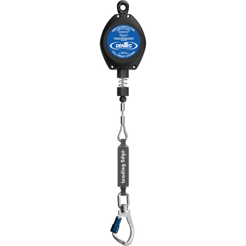 Cordage de s&eacute;curit&eacute; autor&eacute;tractable, 20', Acier galvanis&eacute;, Pivotant Maritime Industrial Rubber