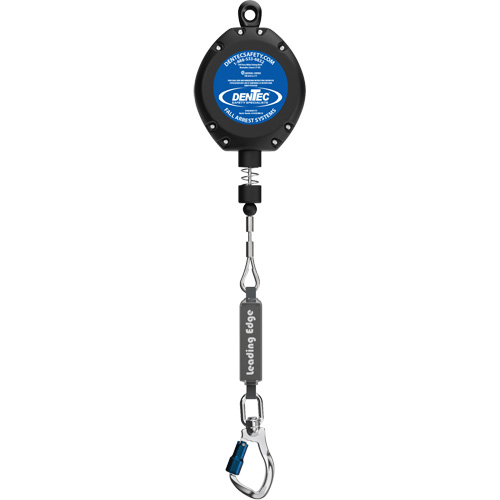 Cordage de s&eacute;curit&eacute; autor&eacute;tractable, 30', Acier galvanis&eacute;, Pivotant Maritime Industrial Rubber