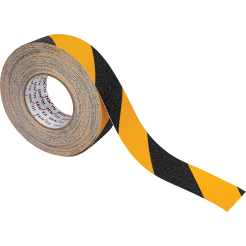 Ruban antid&eacute;rapant, 2" x 60', Noir & jaune Maritime Industrial Rubber