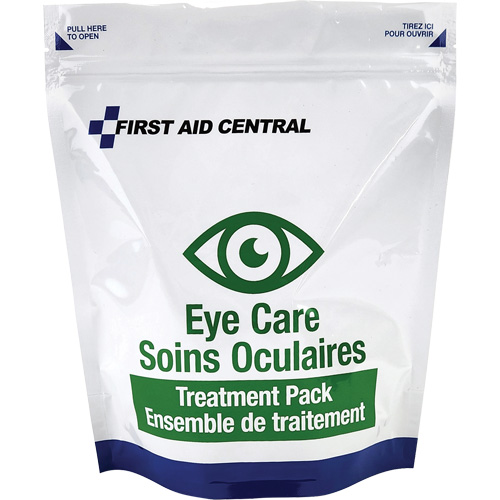 10-Piece Eye Care Refill Pack for Emergency Response First Aid Kit Maritime Industrial Rubber