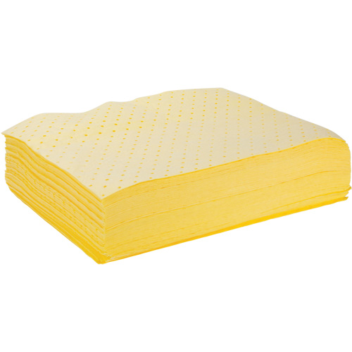 Bonded Sorbent Pads, Hazmat, 15" x 19", 8 gal. Absorbancy Maritime Industrial Rubber