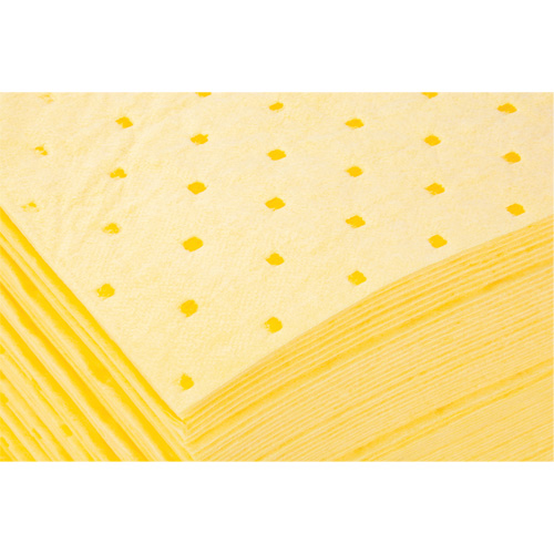 Bonded Sorbent Pads, Hazmat, 15" x 19", 8 gal. Absorbancy Maritime Industrial Rubber