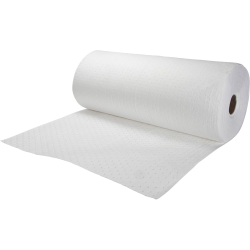 Rouleaux absorbants li&eacute;es, Lourd, 150' lo x 30" la, Absorption 24 gal. Maritime Industrial Rubber