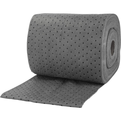 Bonded Sorbent Rolls, Mediumweight, 150' L x 15" W, 8 gal. Absorbancy Maritime Industrial Rubber