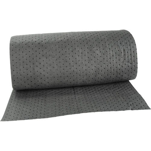Bonded Sorbent Rolls, Heavyweight, 150' L x 30" W, 20 gal. Absorbancy Maritime Industrial Rubber