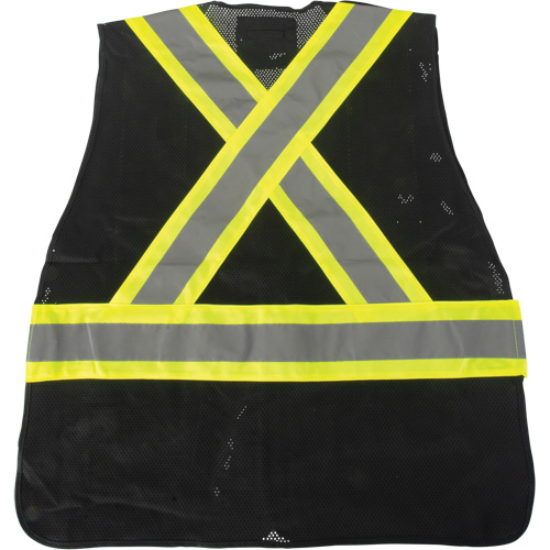 Veste d'arpenteur conforme aux normes de la CSA, Noir, Moyen, Polyester Maritime Industrial Rubber
