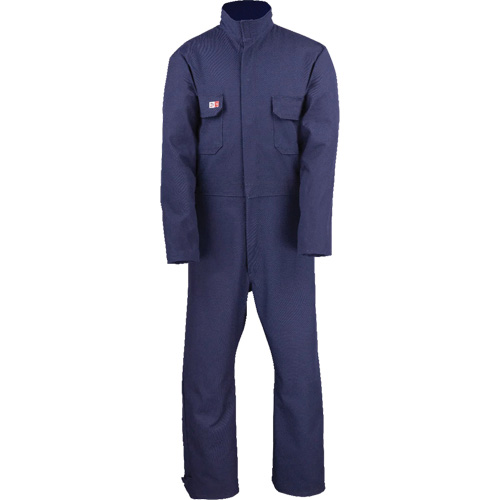 Westex UltraSoft&reg; Welder's Coverall - Regular, Size Small, Navy Blue Maritime Industrial Rubber