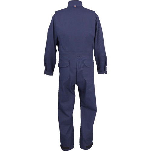 Westex UltraSoft&reg; Welder's Coverall - Regular, Size Small, Navy Blue Maritime Industrial Rubber
