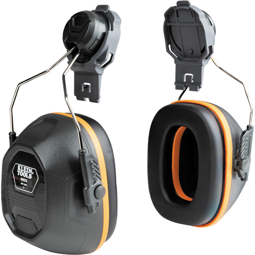 Hardhat Earmuffs, Cap Mount, 27 NRR dB Maritime Industrial Rubber