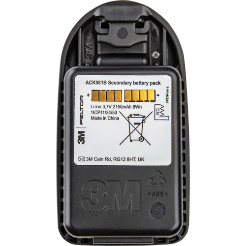 Bloc-pile LI-ION rechargeable Peltor Maritime Industrial Rubber