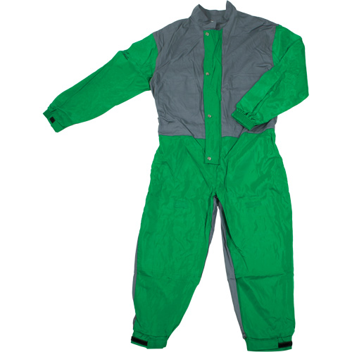 RPB&reg; Blast Suit Coveralls, Men's, Green, Size Medium Maritime Industrial Rubber