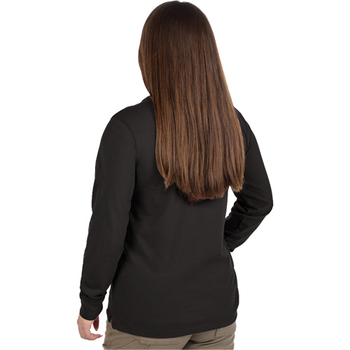GRIDIRON Long Sleeve Pocket T-Shirt, Women's, X-Small, Blue Maritime Industrial Rubber