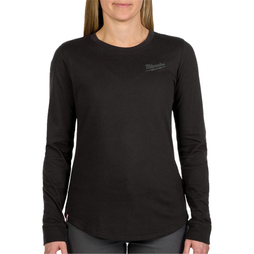 FREEFLEX Long-Sleeve Hybrid T-Shirt, Women's, X-Small, Black Maritime Industrial Rubber