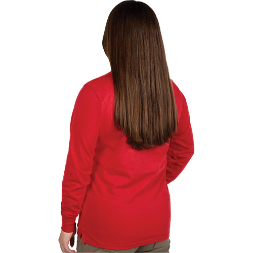 GRIDIRON Long Sleeve Logo T-Shirt, Women's, X-Small, Red Maritime Industrial Rubber