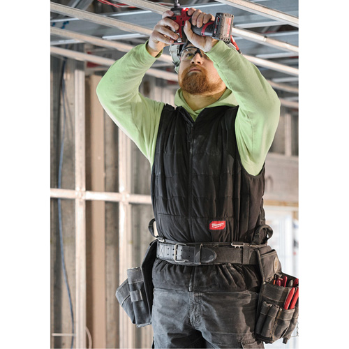 FREEFLEX Lightweight Insulated Vest, Men's, Small, Black Maritime Industrial Rubber