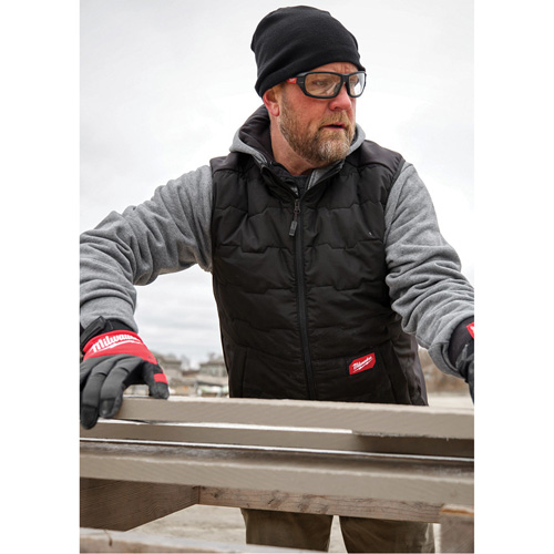 FREEFLEX Lightweight Insulated Vest, Men's, Small, Black Maritime Industrial Rubber