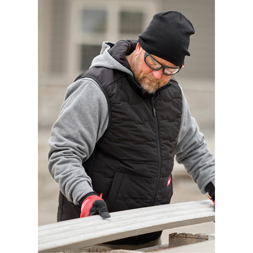 FREEFLEX Lightweight Insulated Vest, Men's, Small, Black Maritime Industrial Rubber