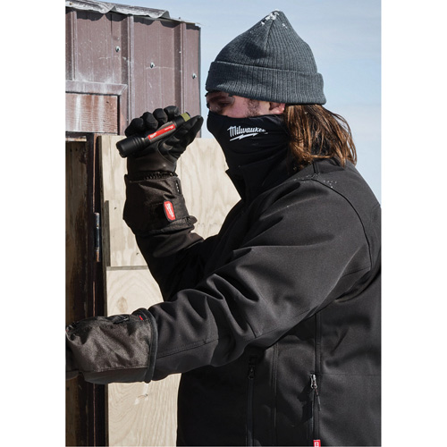 WORKSKIN Balaclava, Polyester, Black Maritime Industrial Rubber