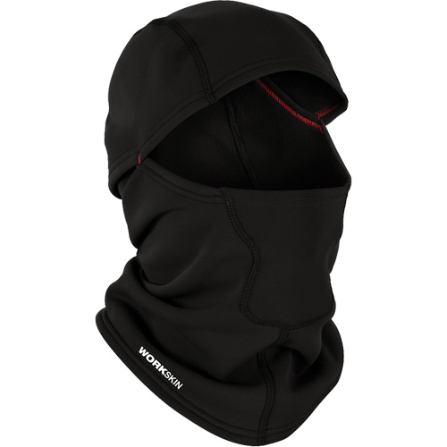 WORKSKIN Balaclava, Polyester, Black Maritime Industrial Rubber