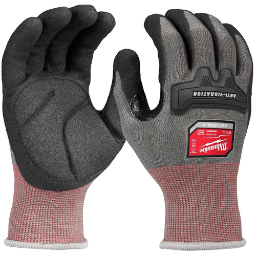 Gants antivibration haute dext&eacute;rit&eacute;, Taille Petit, Paume Synth&eacute;tique Maritime Industrial Rubber