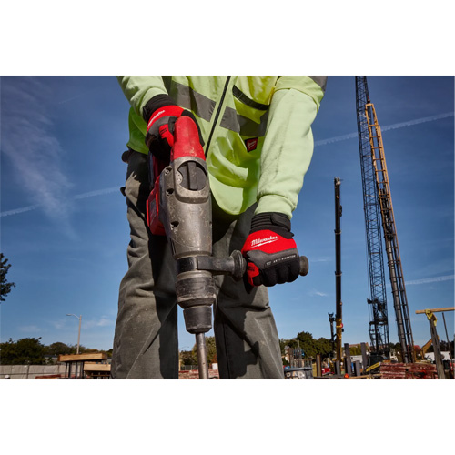 Anti-Vibration Work Gloves, Size Small, Synthetic Palm Maritime Industrial Rubber