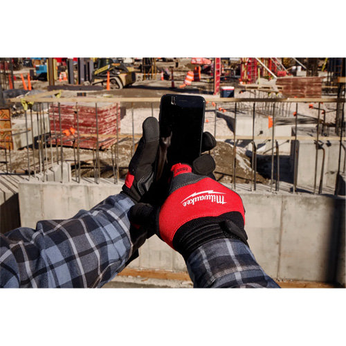 Anti-Vibration Work Gloves, Size Small, Synthetic Palm Maritime Industrial Rubber