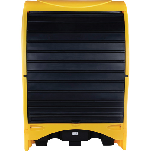 2-Drum Hard Cover Spill Pallet, 43.11" L x 61.61" W x 83.07" H, 1433 lbs. Load Capacity Maritime Industrial Rubber