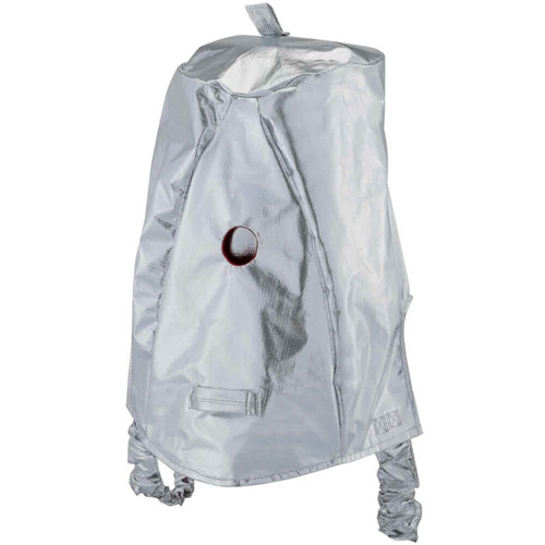 Cagoule r&eacute;fl&eacute;chissant la chaleur avec fen&ecirc;tre transparente dor&eacute;e Maritime Industrial Rubber