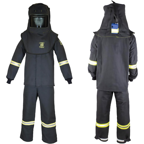 TCG Medium Arc Flash Suit Kit, 40 cal/cm² Maritime Industrial Rubber