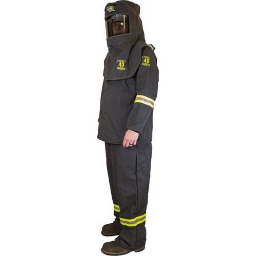TCG Medium Arc Flash Suit Kit, 40 cal/cm² Maritime Industrial Rubber